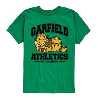 Boys 8-20 Garfield Athletics Sleeping Graphic Tee