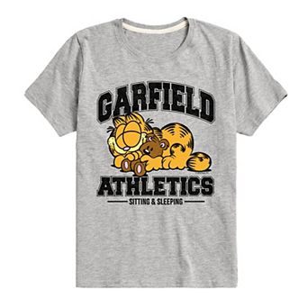 Boys 8-20 Garfield Athletics Sleeping Graphic Tee