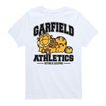 Boys 8-20 Garfield Athletics Sleeping Graphic Tee
