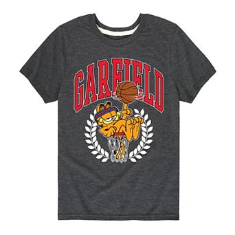 Boys 8-20 Garfield Basketball Graphic Tee