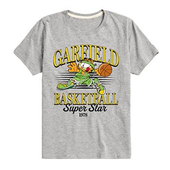 Boys 8-20 Garfield Basketball Super Star Graphic Tee