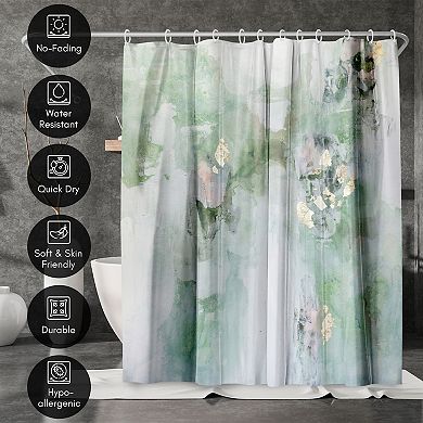 Americanflat Leaf It Alone Shower Curtain