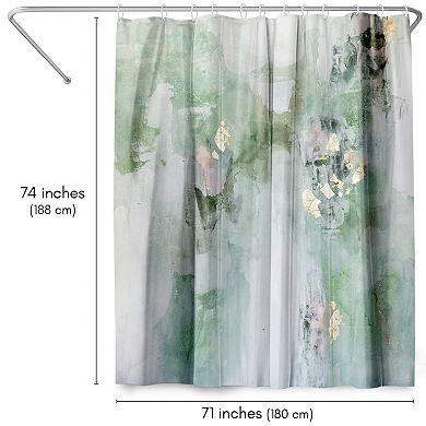 Americanflat Leaf It Alone Shower Curtain