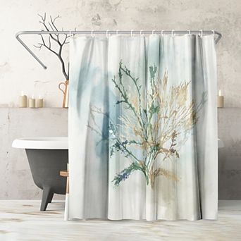 Americanflat Green Coral II Shower Curtain