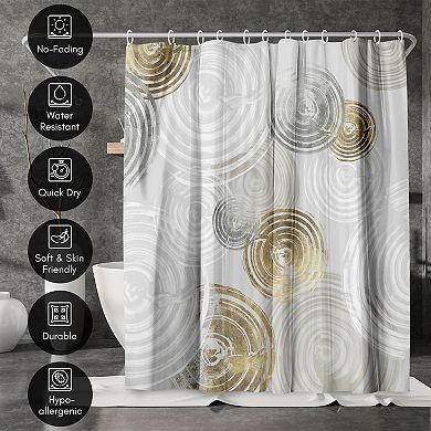 Americanflat Spinning I Shower Curtain