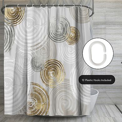 Americanflat Spinning I Shower Curtain