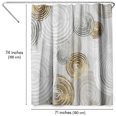 Americanflat Spinning I Shower Curtain