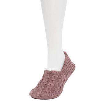 Women's Cuddl Duds Cozy Snug Ballerina Slipper Socks