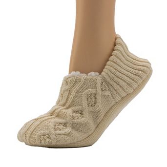 Women's Cuddl Duds Cozy Snug Ballerina Slipper Socks