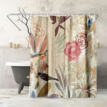 Americanflat Where The Passion Flower Grows Shower Curtain