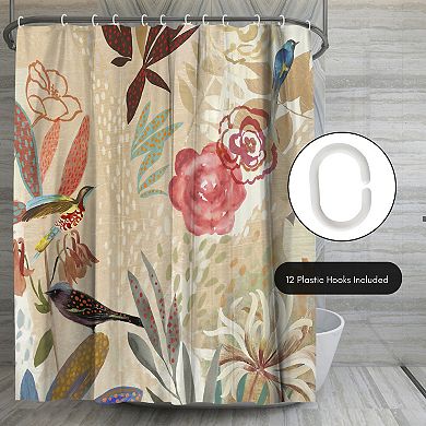 Americanflat Where The Passion Flower Grows Shower Curtain