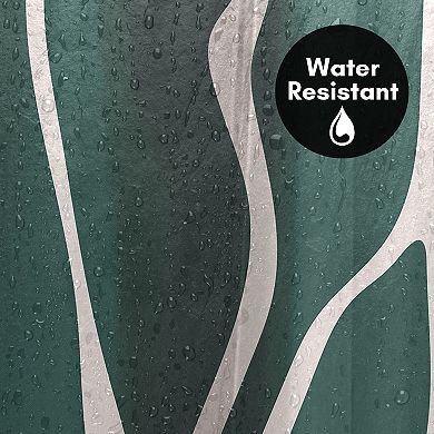 Americanflat Abstract Seaweed Shower Curtain