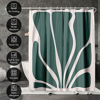 Americanflat Abstract Seaweed Shower Curtain
