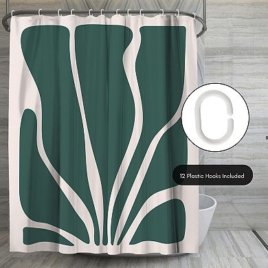 Americanflat Abstract Seaweed Shower Curtain