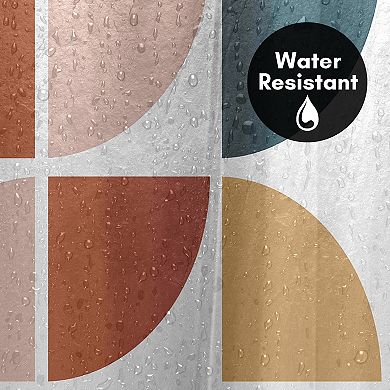 Americanflat Mid Century Circles Shower Curtain