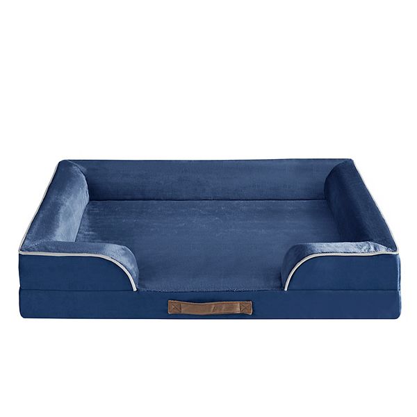 Friends Forever Ally All Foam Pet Couch - Blue (M)