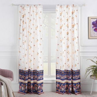 Greenland Home Fashions Marsha Set of 2 Window Curtain Panels