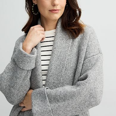 Women's Sonoma Goods For Life® Shawl Collar Duster Cardigan