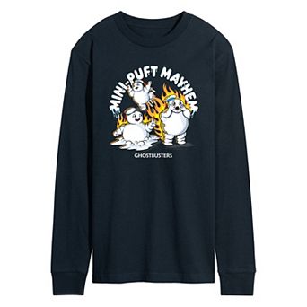 Men's Ghostbusters Frozen Empire Mini Pufts Long Sleeve Graphic Tee