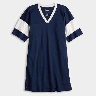 Juniors' SO Varsity T-Shirt Dress