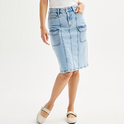 Women's Sonoma Goods For Life® Denim Cargo Skirt - Main Image