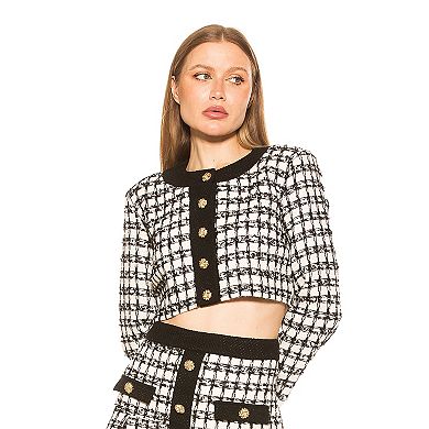 Women's ALEXIA ADMOR Clara Cropped Tweed Jacket