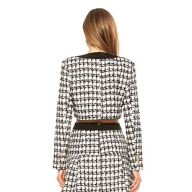 Women's ALEXIA ADMOR Clara Cropped Tweed Jacket