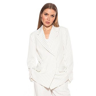Women's ALEXIA ADMOR Indigo Oversized Double Breasted Jacket