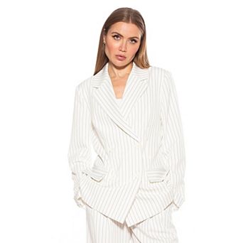 Women's ALEXIA ADMOR Indigo Oversized Double Breasted Jacket