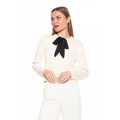 Women's ALEXIA ADMOR Calix Knit Cardigan with Bow Detail