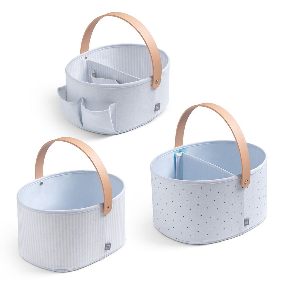 BabyGap® by Delta Children 3-Pack Nested Fabric Storage Bins with Handles