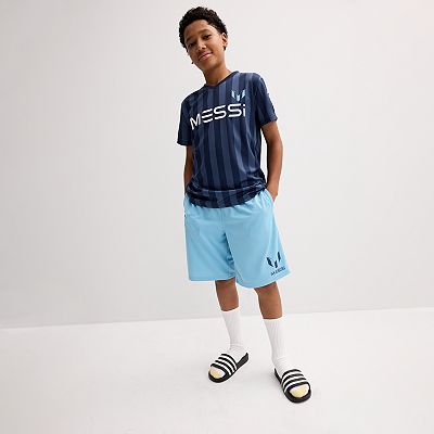 Boys 8 20 Messi Emblem Shorts