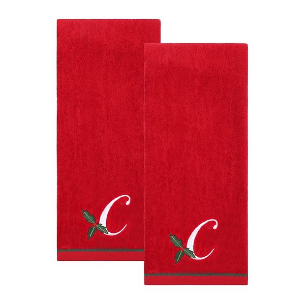 St. Nicholas Square® Monogram Hand Towel Set - C