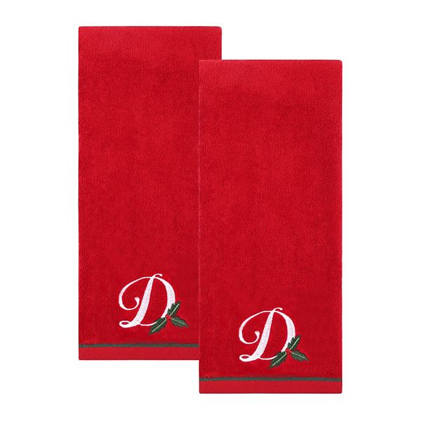 St. Nicholas Square® Monogram Hand Towel Set - D