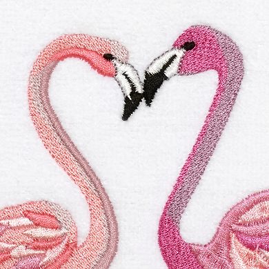 Avanti Flamingo Paradise Embroidered Bath Towel
