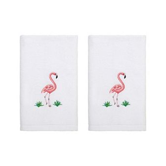 Avanti Flamingo Paradise Fingertip Hand Towel