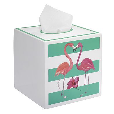 Avanti Flamingo Paradise Tissue Box Cover