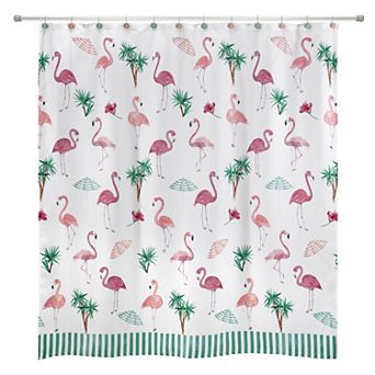 Avanti Flamingo Paradise Shower Curtain