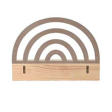 The Big One Rainbow Wall Shelf with Hooks