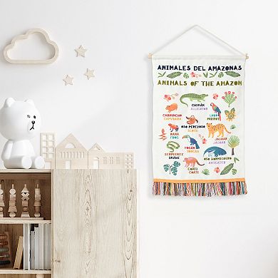 The Big One Animals of the Amazon Tapestry Wall Decor