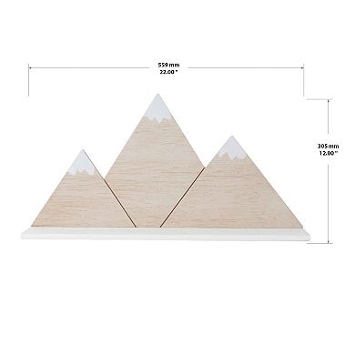 The Big One Minimalist Mountains Shelf Wall Decor