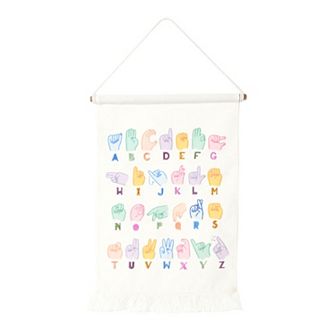 The Big One® Sign Language Alphabet Learners Wall Tapestry