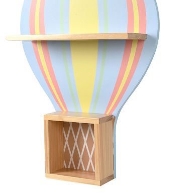 The Big One Hot Air Balloon Shelf Wall Decor