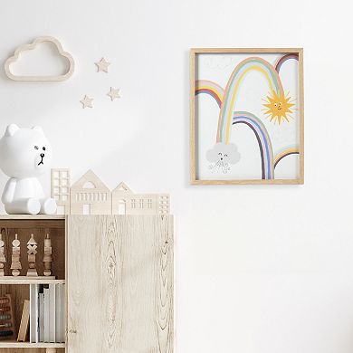 The Big One Framed Rainbow Affirmations Wall Decor