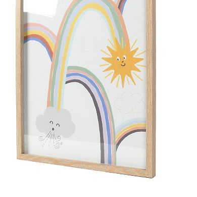 The Big One Framed Rainbow Affirmations Wall Decor