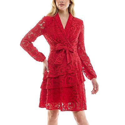 Kohls red lace fashion dress