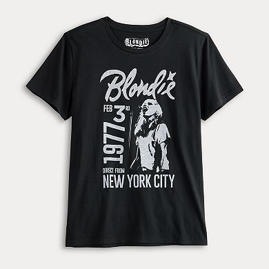 Women's Blondie NYC 1977 Concert Poster Graphic Tee