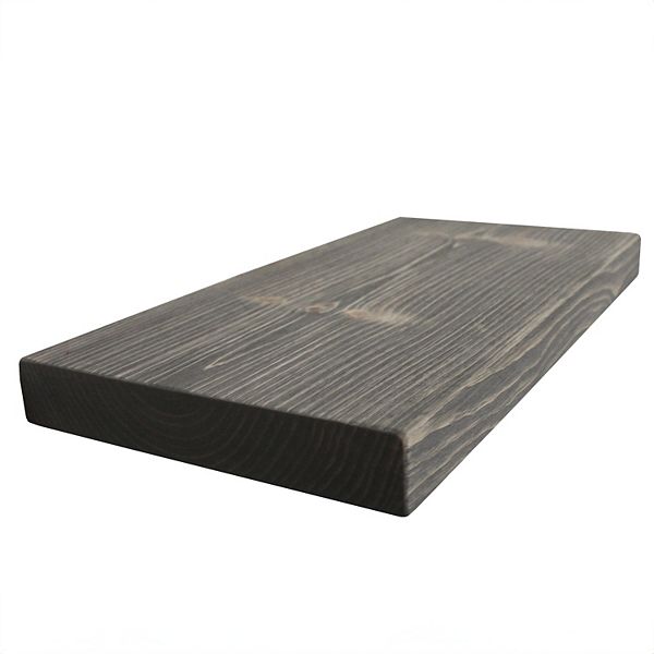 Joel's Antiques Floating Wall Shelf, Solid Pine, Easy Install, Sturdy