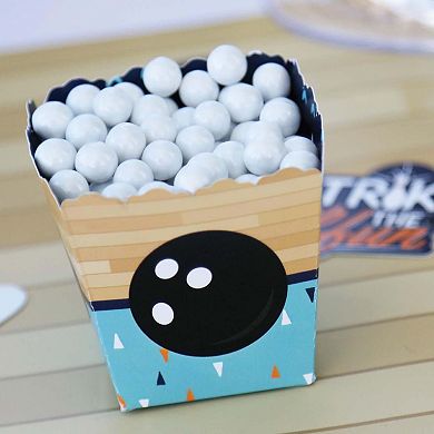 Big Dot Of Happiness Strike Up The Fun Bowling Mini Favor Boxes Party Treat Candy Boxes 12 Ct