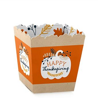 Big Dot Of Happiness Happy Thanksgiving - Mini Favor Boxes - Party Treat Candy Boxes - 12 ct
